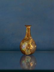Polychrome Roman Glass Bottle - Oscar Tusquets Blanca