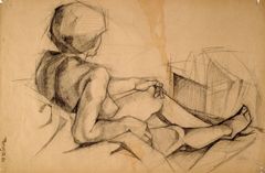 Mujer en escorzo  - Oscar Tusquets Blanca