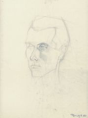 Cabeza de hombre 01 - Oscar Tusquets Blanca