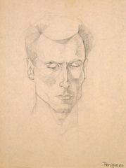 Cabeza de hombre 02 - Oscar Tusquets Blanca