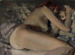 Anna acurrucada - Oscar Tusquets Blanca