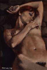 Pequeña Anna reclinada - Oscar Tusquets Blanca