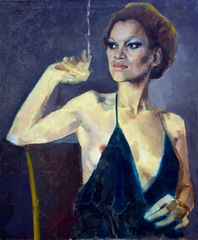 Anna fumando - Oscar Tusquets Blanca