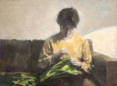 	Anna cosiendo - Oscar Tusquets Blanca