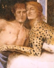 Copia de un fragmento de Khnopff - Oscar Tusquets Blanca