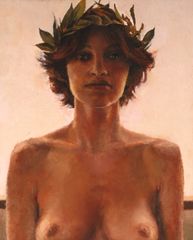 Anna coronada frontal - Oscar Tusquets Blanca