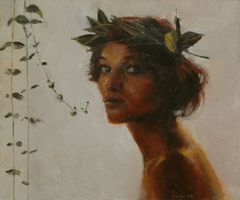 Anna coronada lateral - Oscar Tusquets Blanca