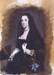 Copia de Dama con abanico - Oscar Tusquets Blanca