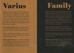 Varius Family - Oscar Tusquets Blanca