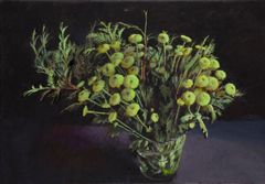 Crisantemo verde y ciprés - Oscar Tusquets Blanca