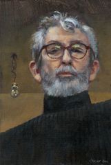 Autorretrato con bombilla de alto consumo - Oscar Tusquets Blanca