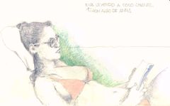 Eva leyendo a Coco Chanel - Oscar Tusquets Blanca