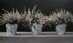 Tres brezos sobre fondo negro - Oscar Tusquets Blanca