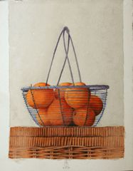 Cesto de naranjas en alzado - Oscar Tusquets Blanca