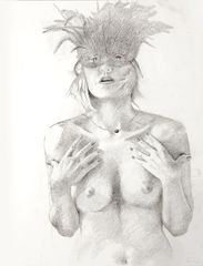 Carmine, drawing - Oscar Tusquets Blanca